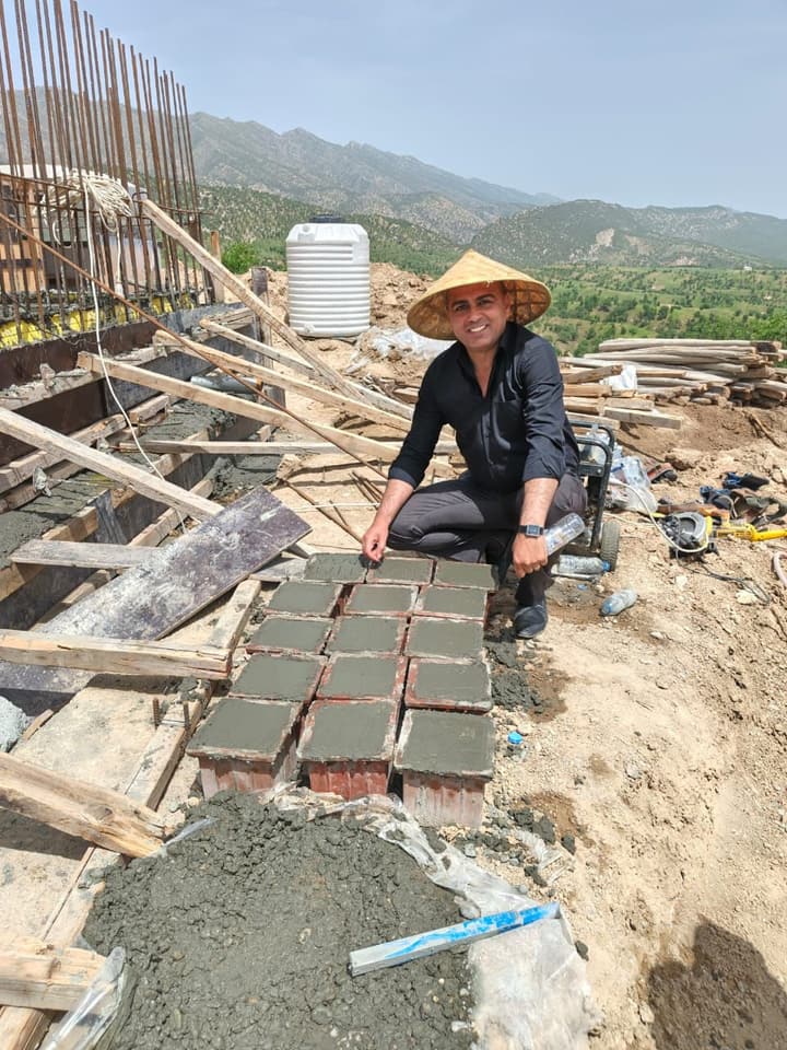 Formwork and concrete slab work