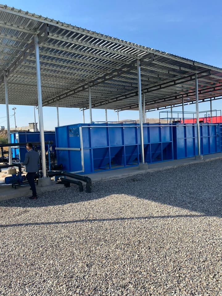 HDPE pipes stacked in a storage yard