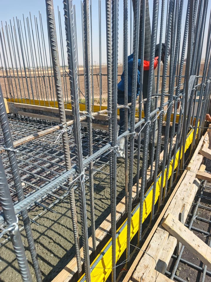 Rebar reinforcement for a concrete structure